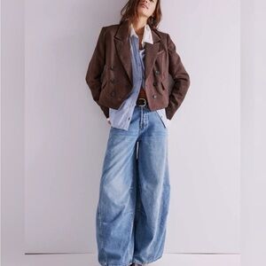 NWT We The Free Westward Demi Wide Leg Jeans Size 29 Who Is She NWT